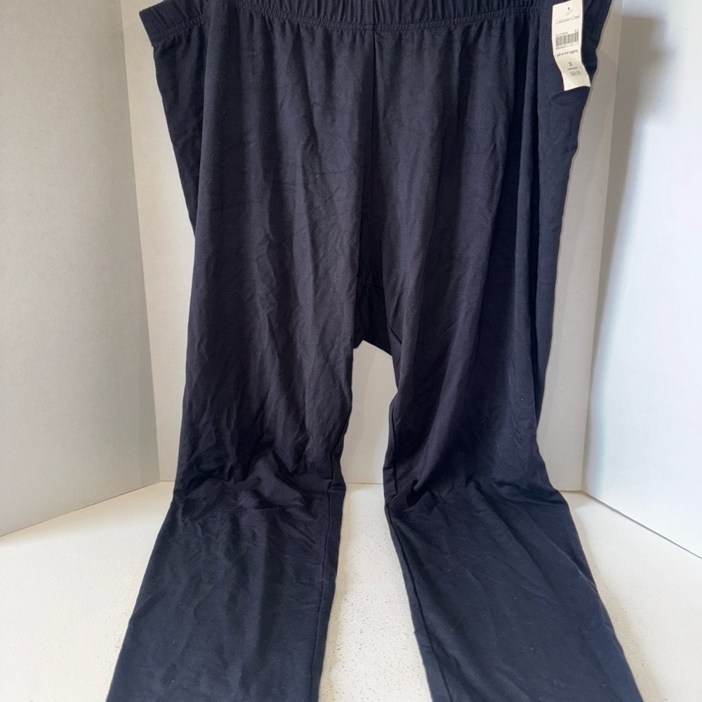 Coldwater Creek Black Knit Leggings